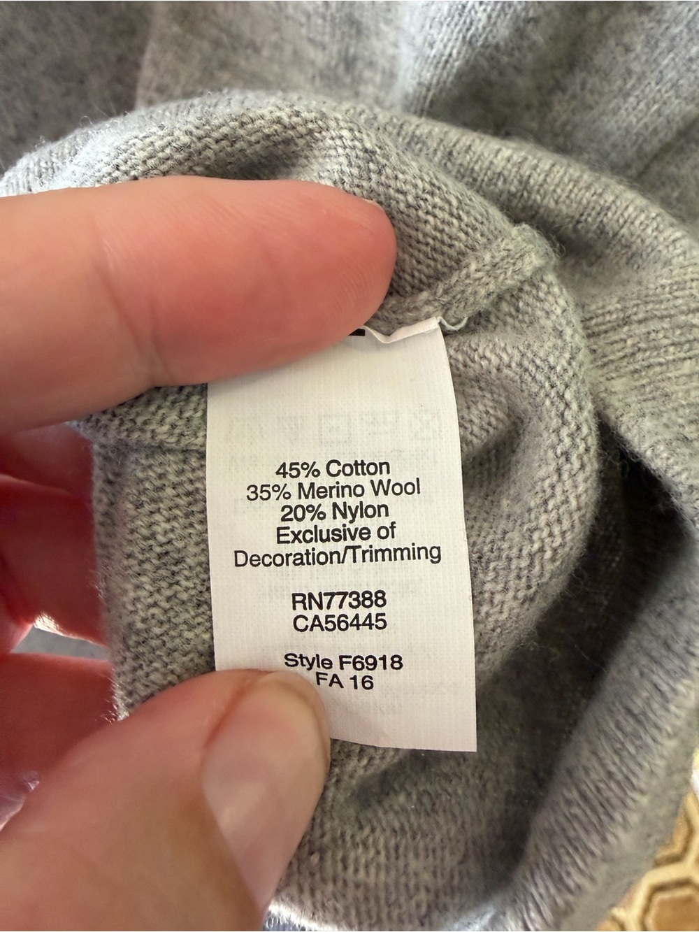 J. Crew Light Gray Crewneck Sweater - Picture 5 of 6